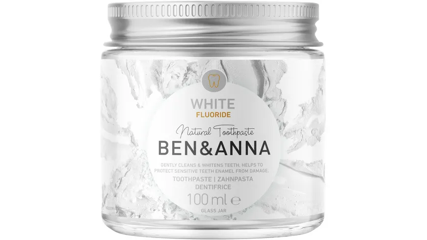 BEN&ANNA Zahnpasta White + Fluoride 100 ml