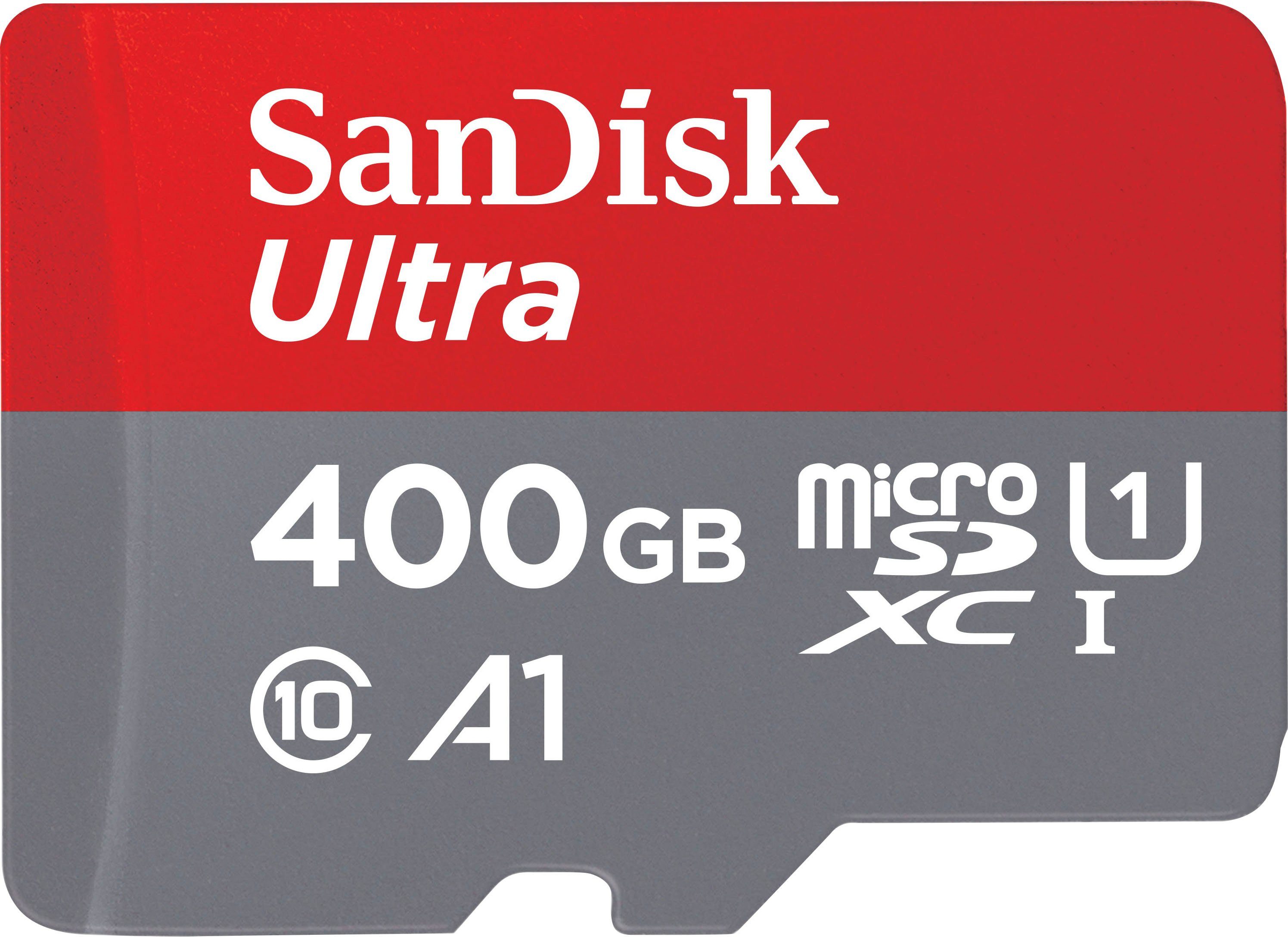 Sandisk Ultra® microSDXC 400GB Speicherkarte (400 GB, UHS-I Class 10, 120 MB/s Lesegeschwindigkeit)