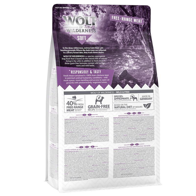 Wolf of Wilderness Soft - Silvery Lakes - Freiland-Huhn & Ente