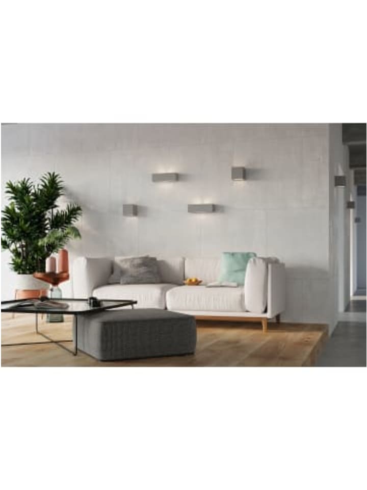 Nice Lamps Wandleuchte VEGA in Grau H 9,5cm  günstig kaufen onesize
