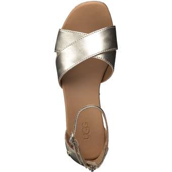 UGG Eugenia Keilsandale in gold