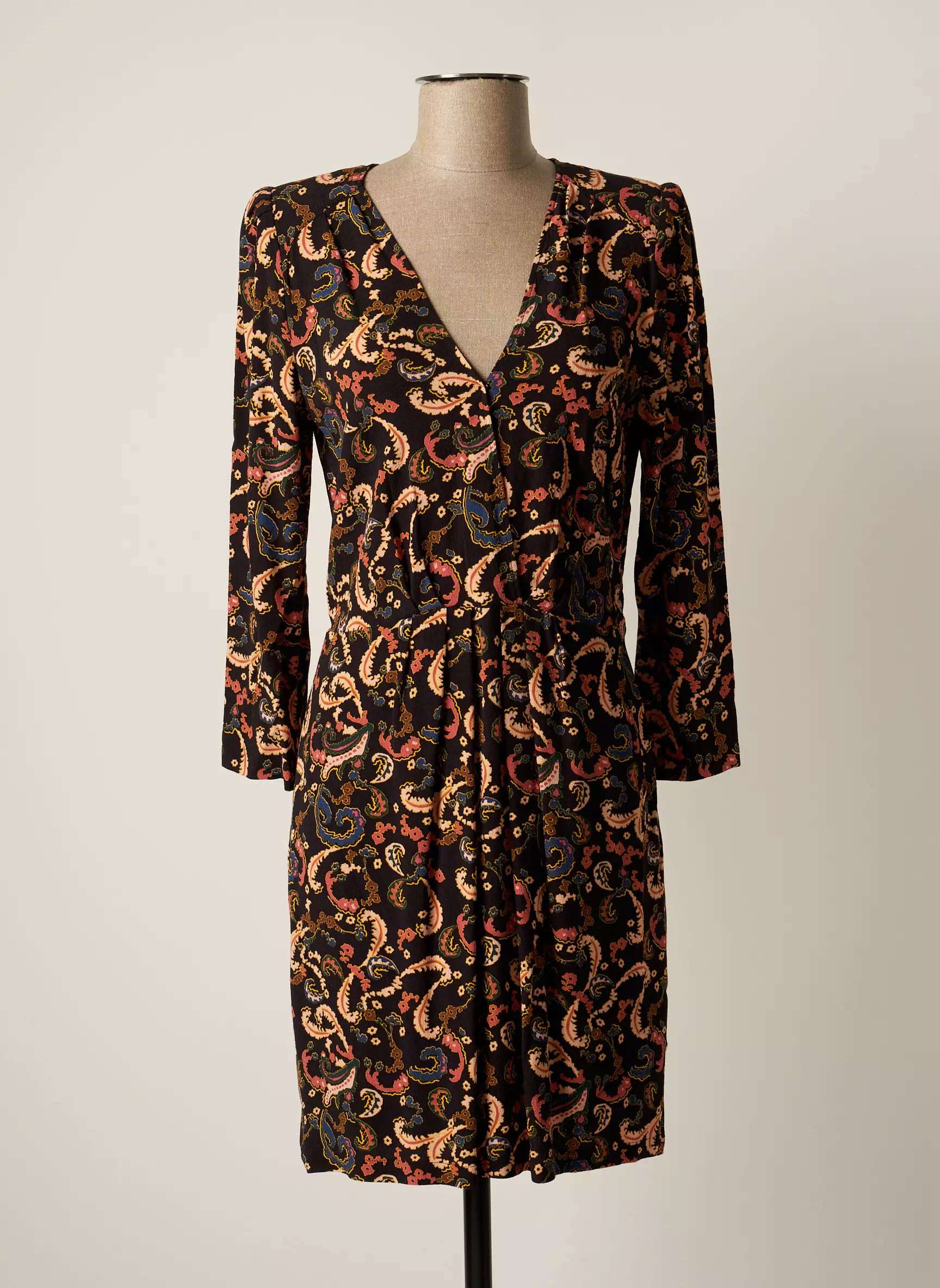 Pablo Robes Mi Longues Femme couleur noir