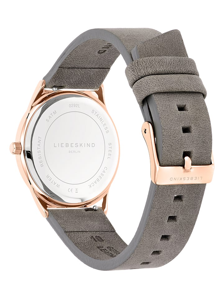Liebeskind Quarzuhr in Grau/ Roségold/ Weiß günstig kaufen onesize
