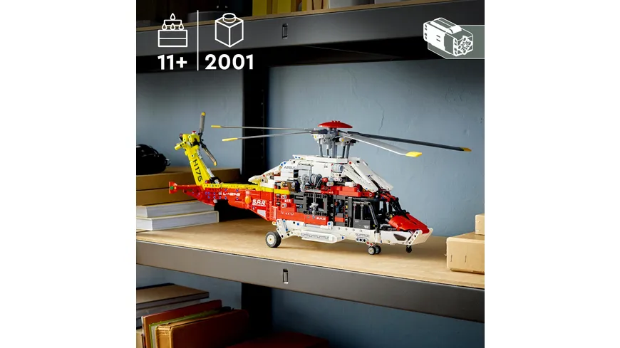 LEGO Technic 42145 Airbus H175 Rettungshubschrauber Modellbausatz