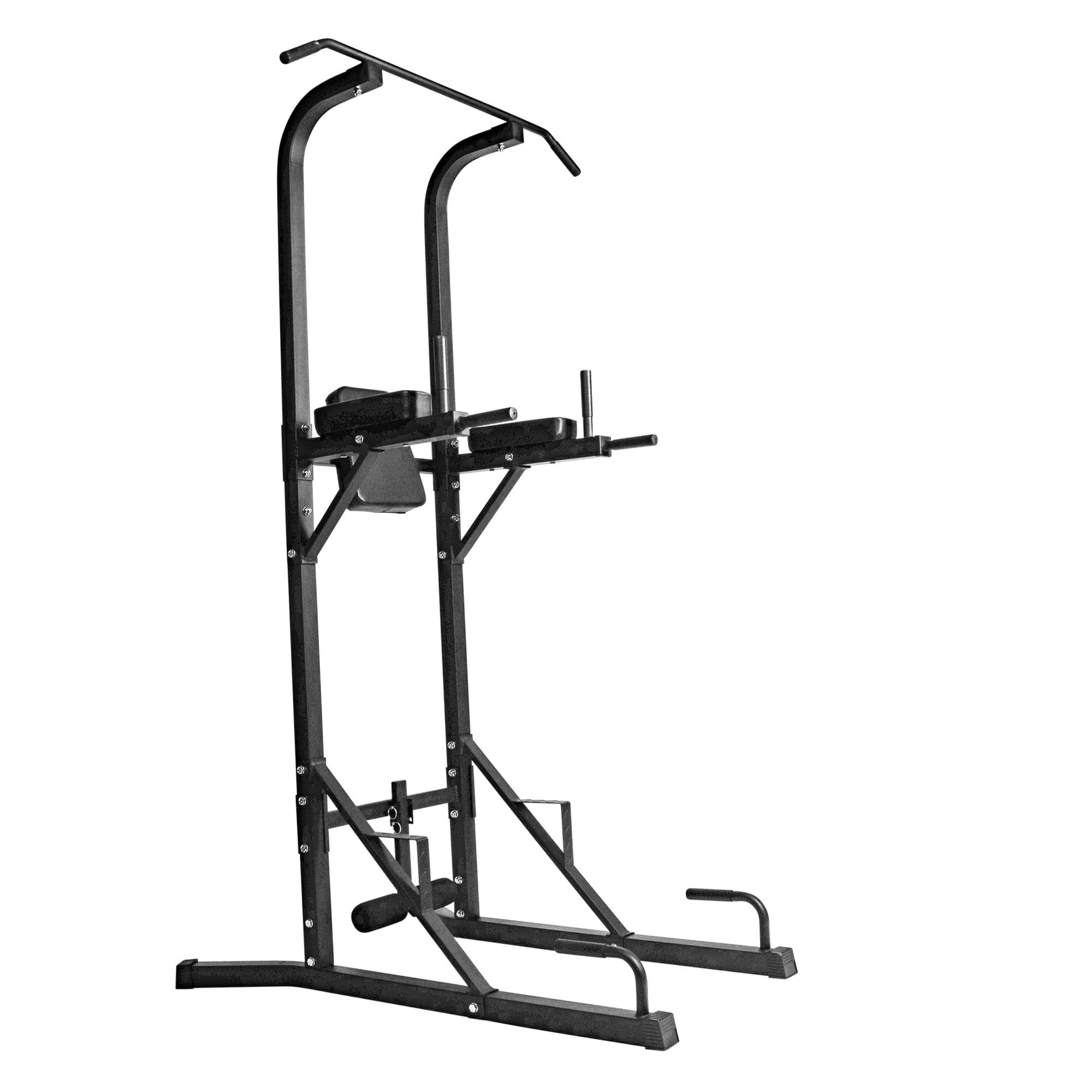 GORILLA SPORTS Kraftstation Power Tower - mit Klimmzugstange, Dip Station, Liegestützgriffe, (1-tlg)