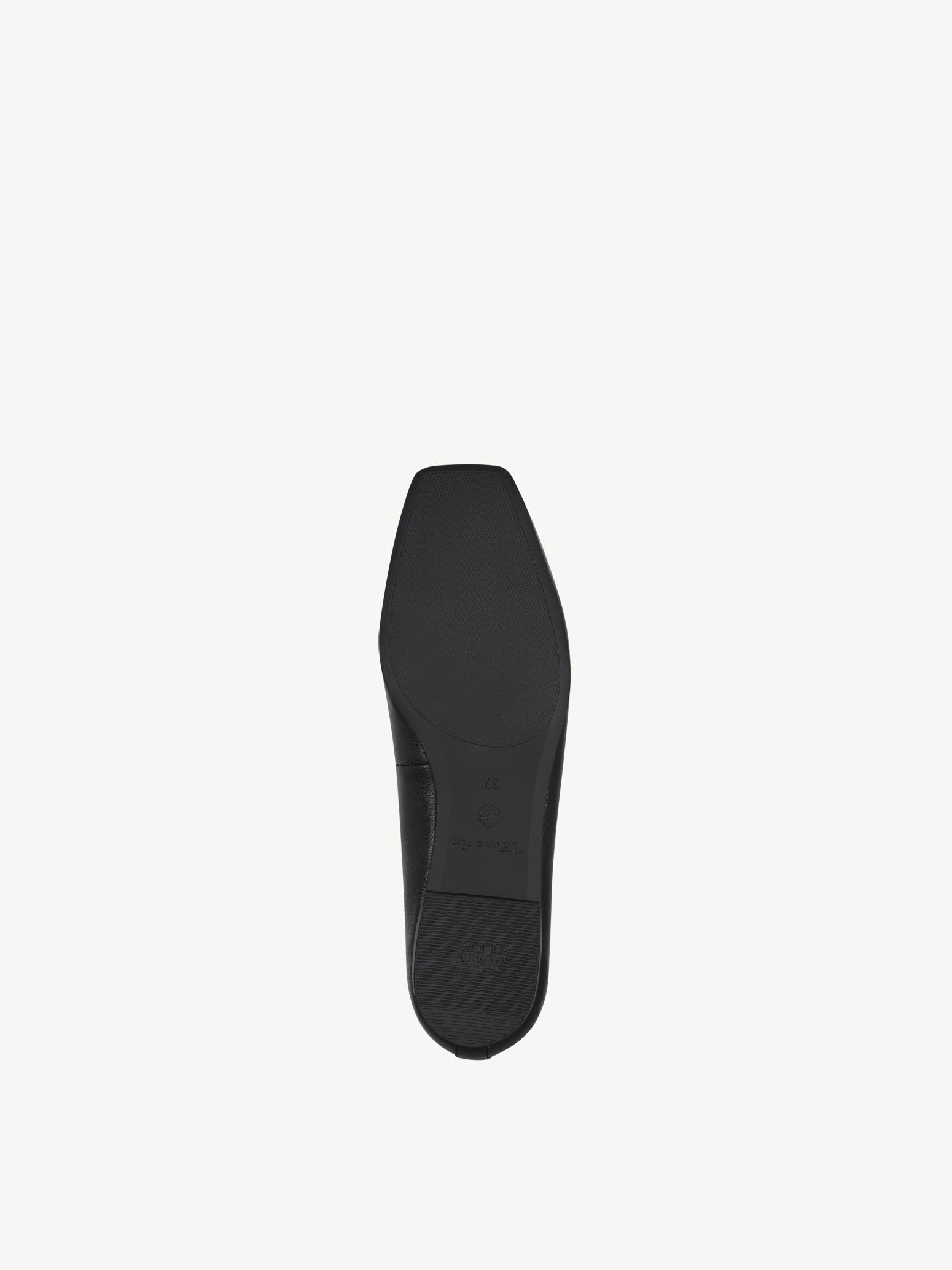Ballerine en cuir - noir