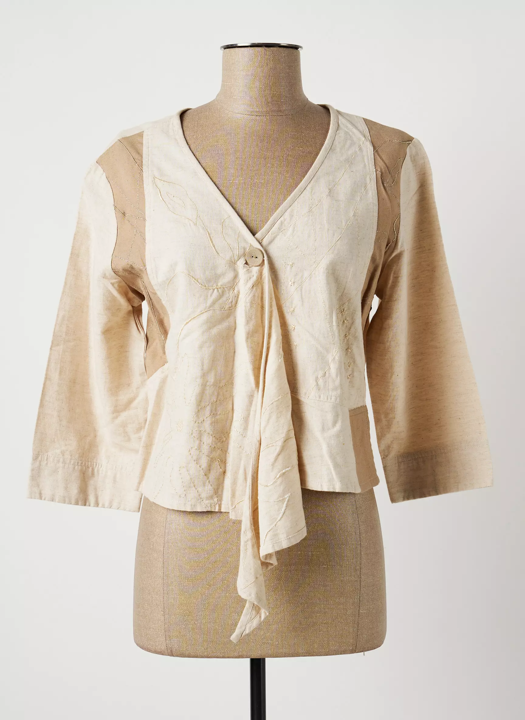 Jac Jac Vestecasual Femme couleur beige