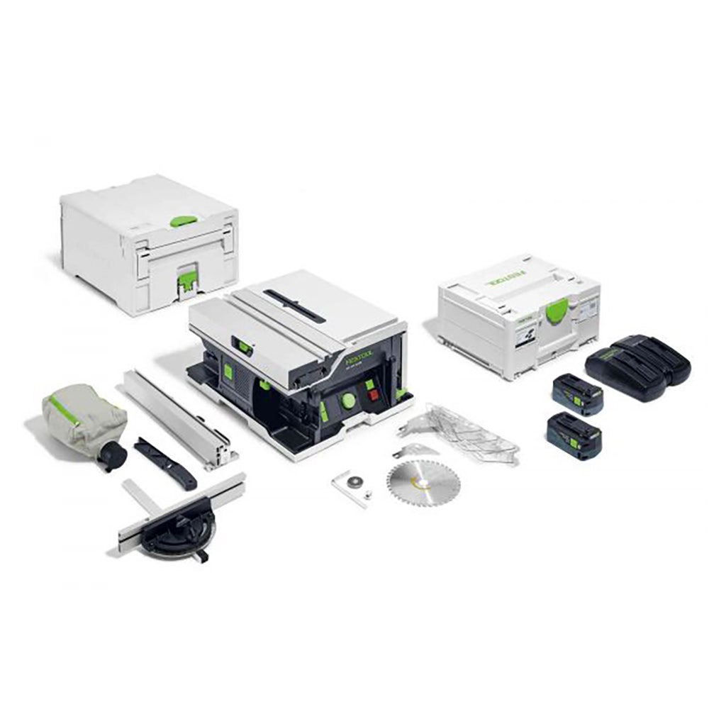 FESTOOL CSC SYS 50 18 V 168 mm Serra sem fio Systainer 5.2 Ah Bluetooth Conjunto 577376
