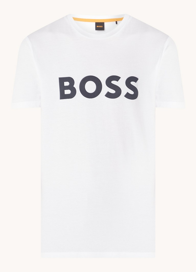 Koszulka HUGO BOSS Thinking z nadrukowanym logo