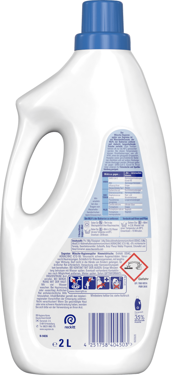 Hygiene-Spüler Himmelsfrische 26 WL, 2 l