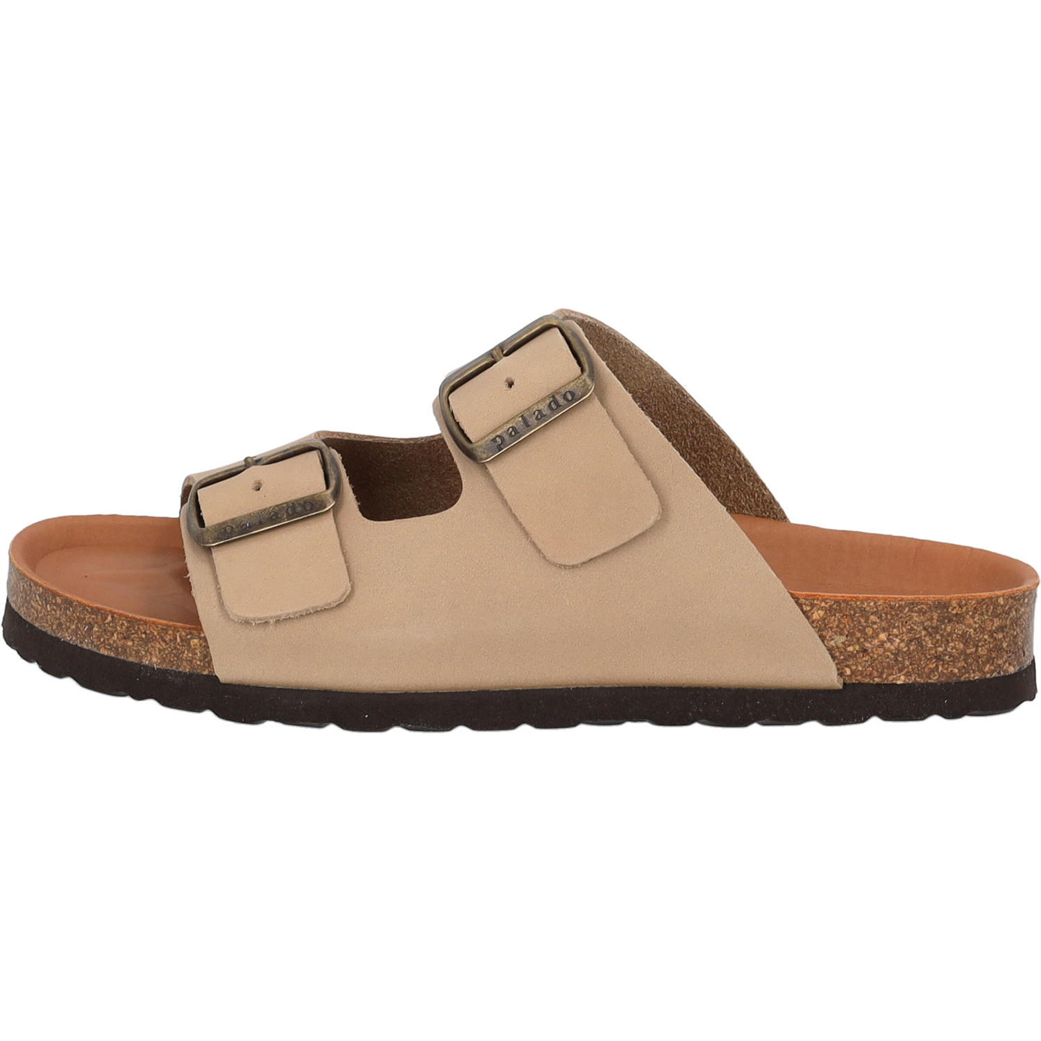 Palado Korfu Premium Leather, Pantoletten, Damen, Taupe