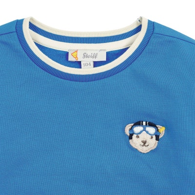 Sweatshirt, mittelblau für Jungs