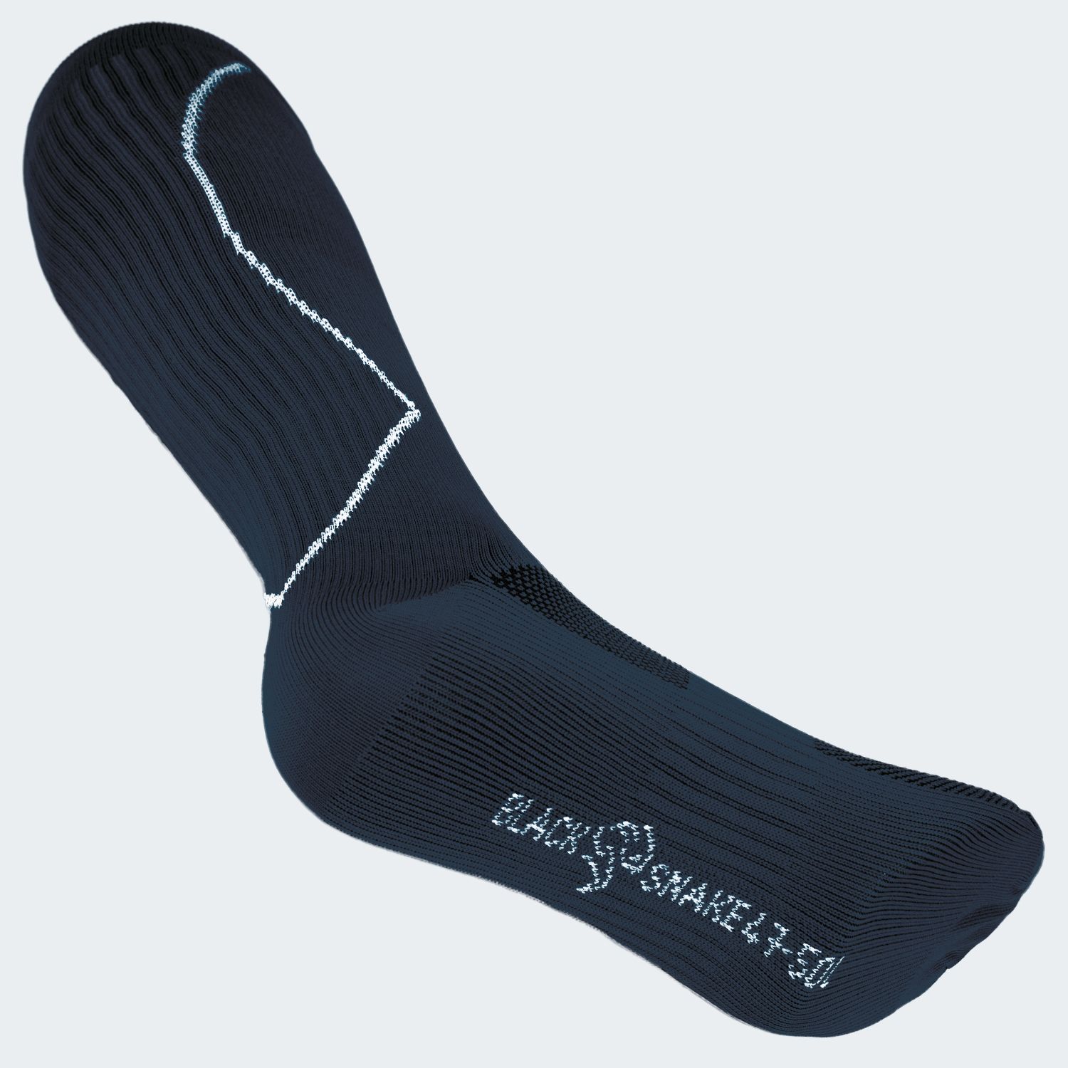 Black Snake Compression Fit Sport Blue Laufsocken