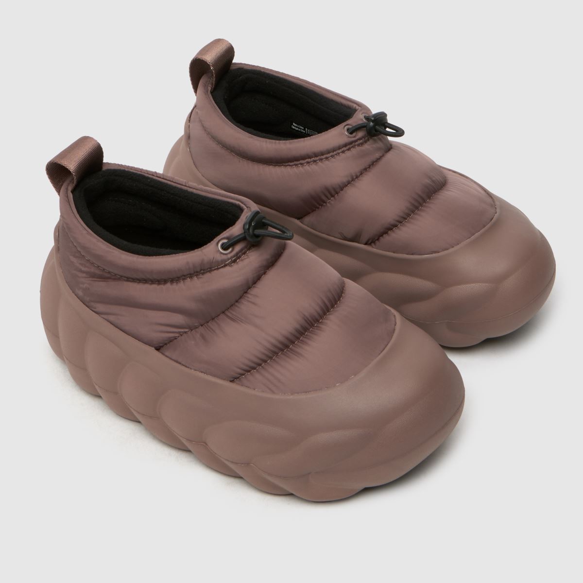 Crocs overpuff rövid szandál bézs színben