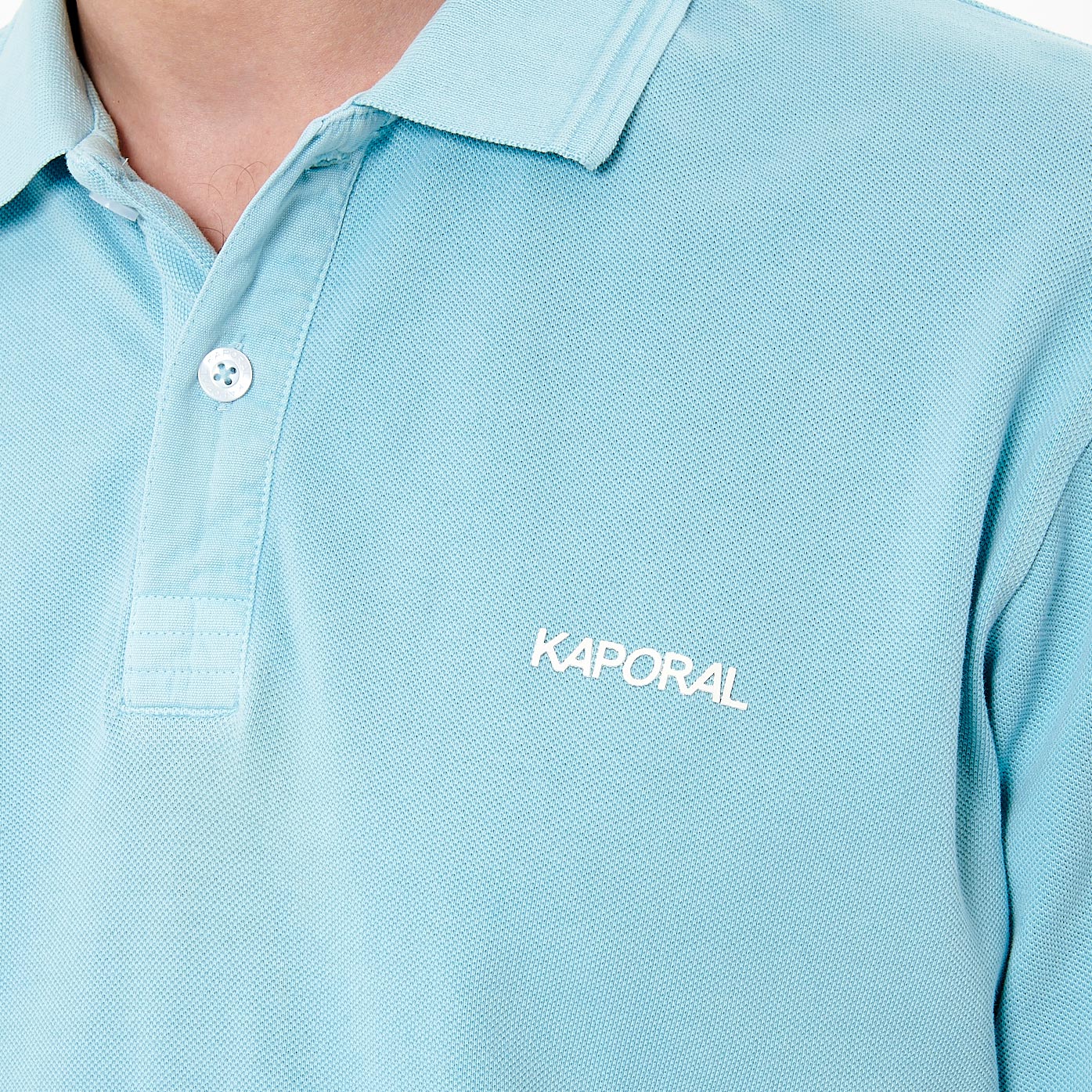 CORTO  Polo bleu Homme en 100% coton