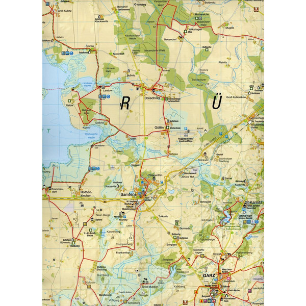 Rügen & Hiddensee 1 : 50 000 Wanderkarte - Wanderkarte