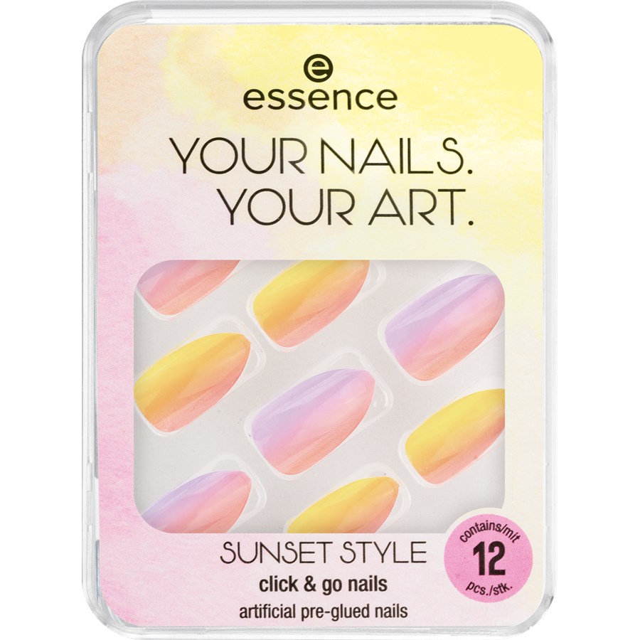 Click & Go Nails Sunset Style