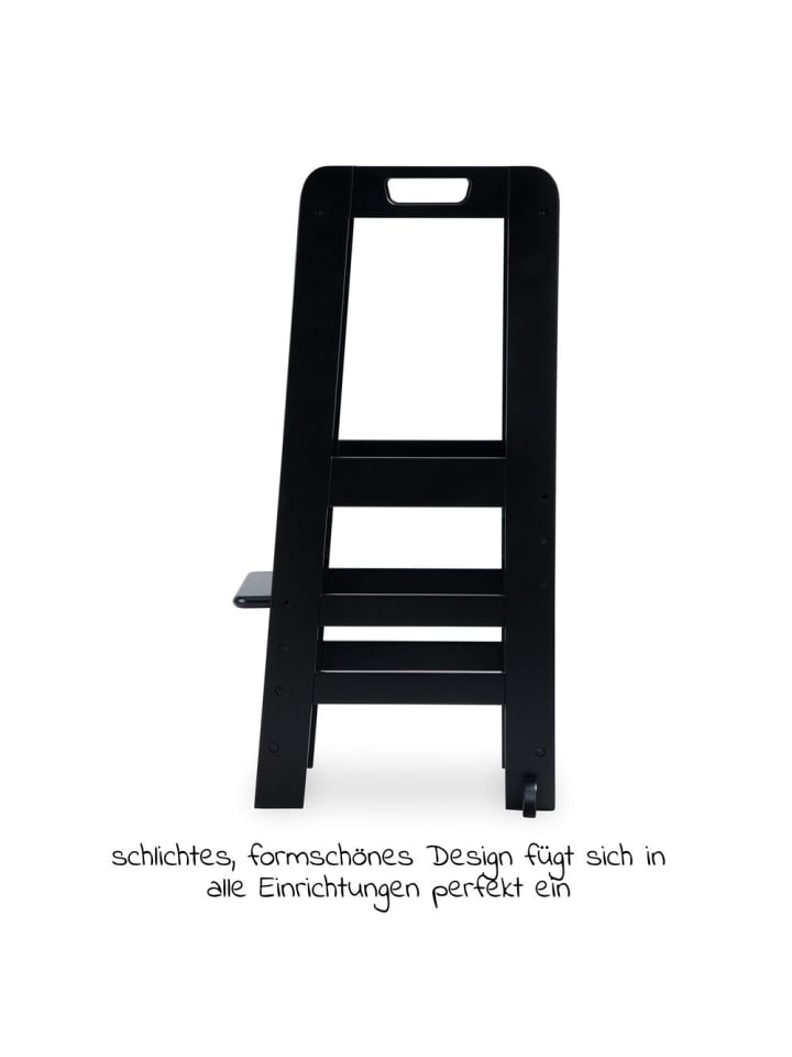 Hauck Lernturm / Kinderstuhl für Küche - Learn N Explore in schwarz günstig kaufen onesize