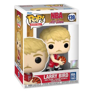 NBA Legends POP! Basketball Vinyl Figur Larry Bird (Red All Star Uni 1983) 9 cm