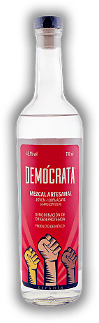 Mezcal Artesanal Demócrata 48,1% Mezcal Artesanal Demócrata 48,1%  0,7	 Liter - Vol 48,1%