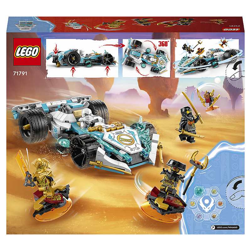 La voiture de course Spinjitzu : le pouvoir du dragon de Zane, LEGO Ninjago