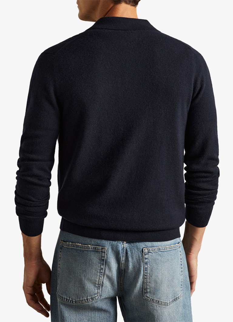 Cardigan Reiss Lockhurst din amestec de lână tricotată fin