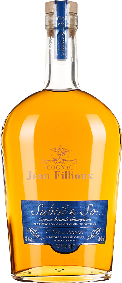 Jean Fillioux Cognac Subtil & So 1er Cru VSOP 0,7 Liter in Tube
