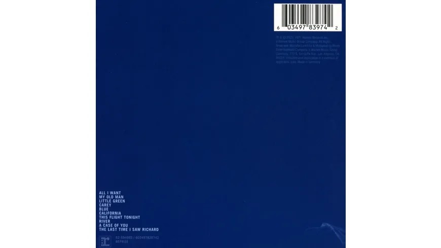 Blue (Remastered) Softpak