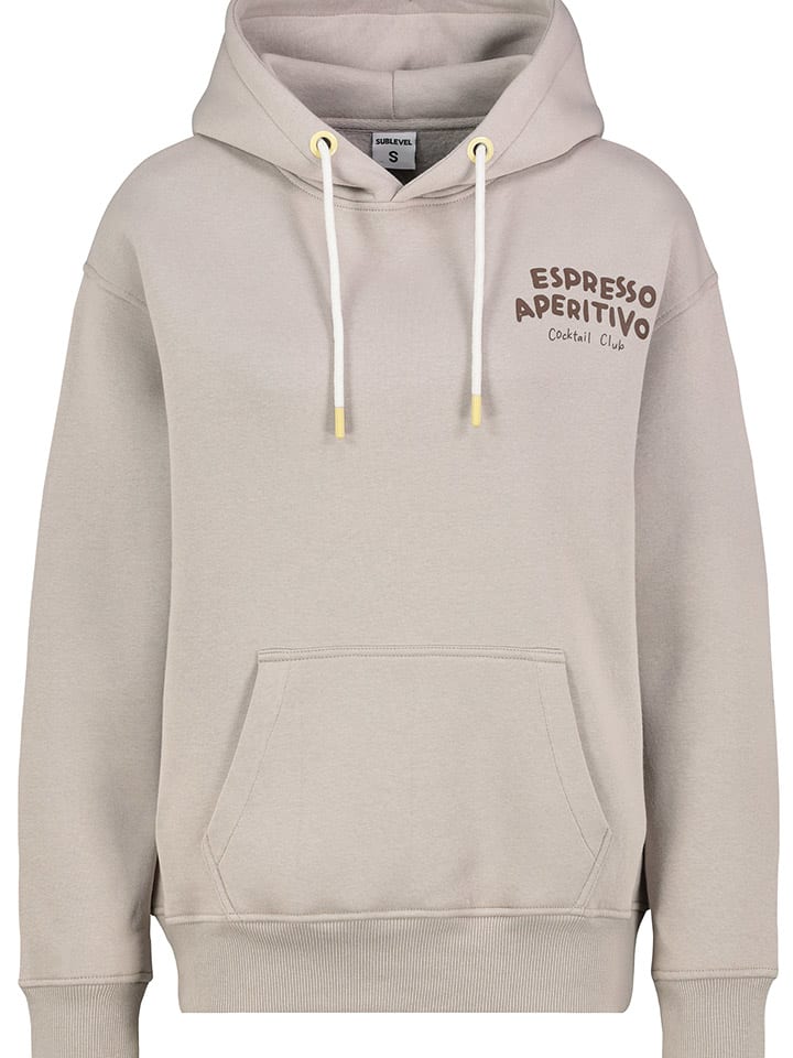 Sublevel Hoodie in Creme günstig kaufen