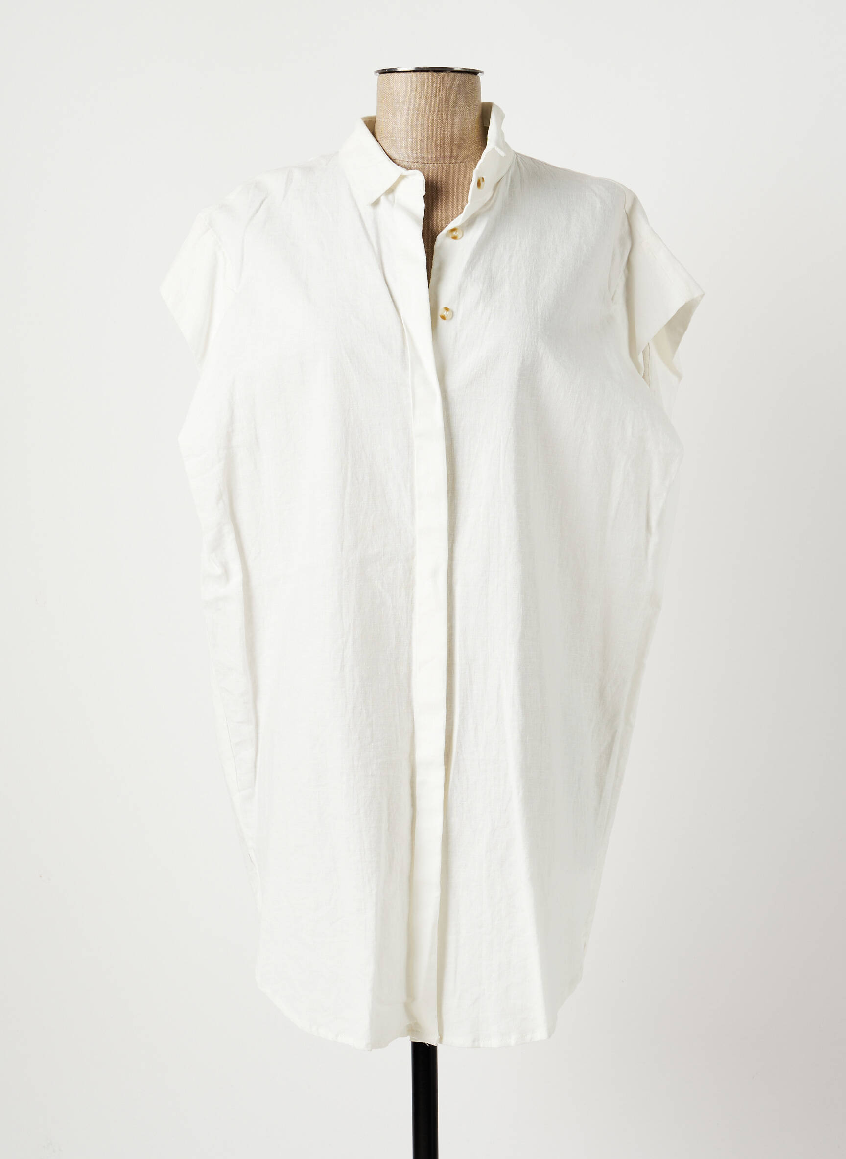 See U Soon Tuniquemanchecourte Femme couleur blanc