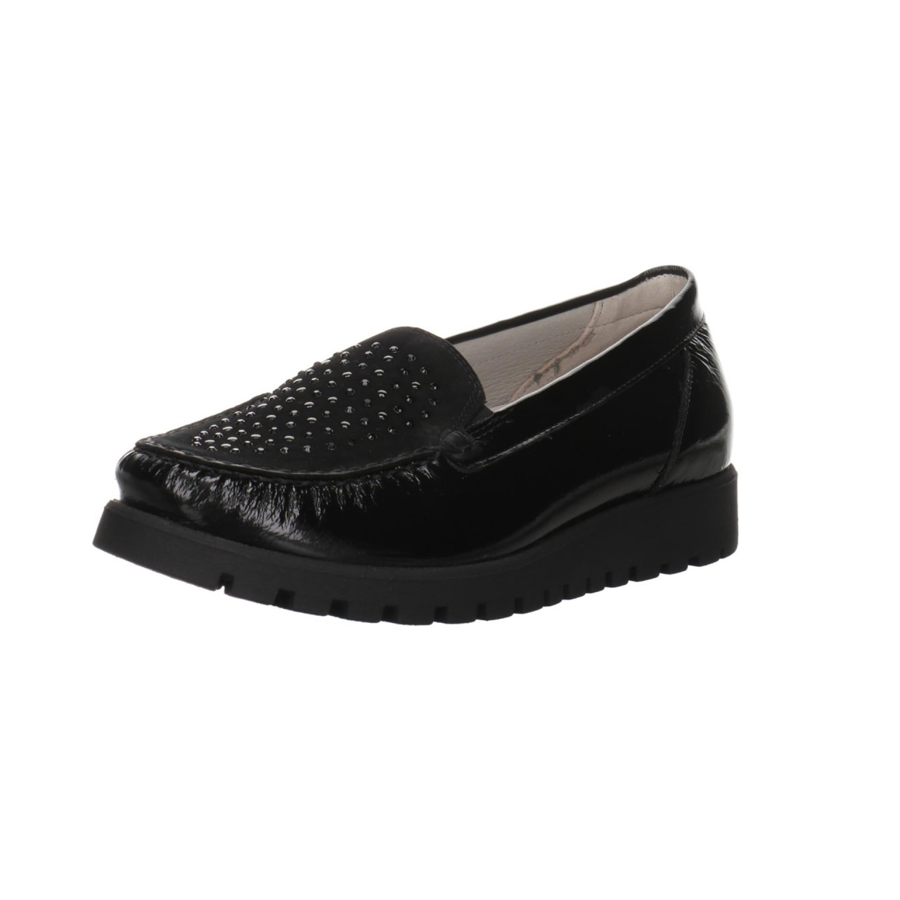 WALDLÄUFER Sportliche Slipper schwarz HEGLI