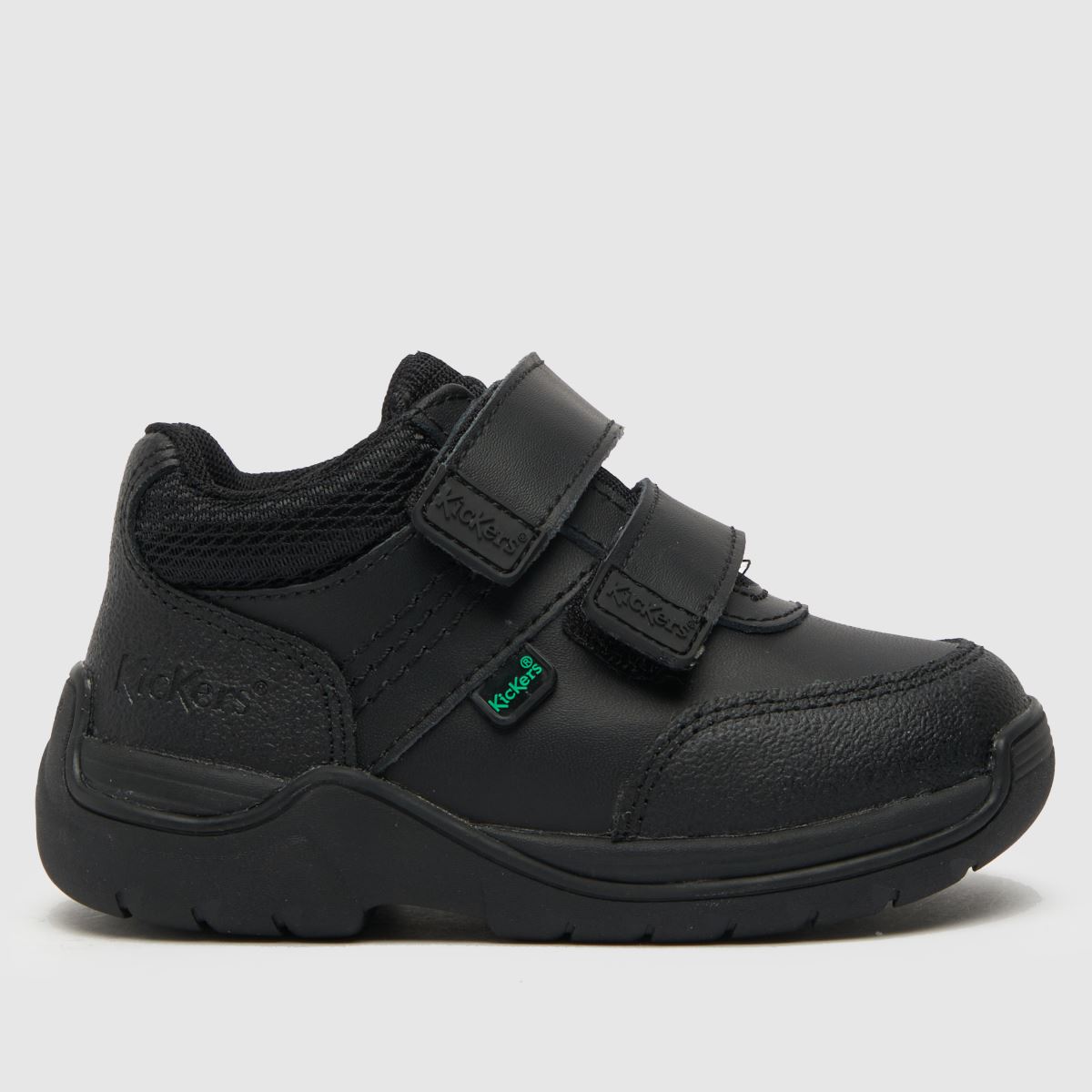 Kickers fekete stomper mid fiú kisgyermek csizma