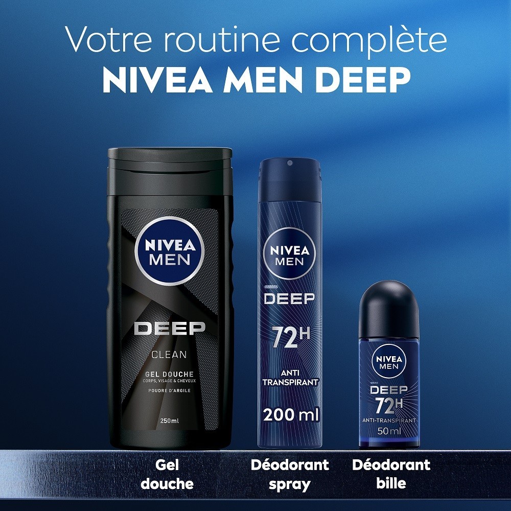 Desodorante Roll-On Antitranspirante NIVEA Masculino 48H