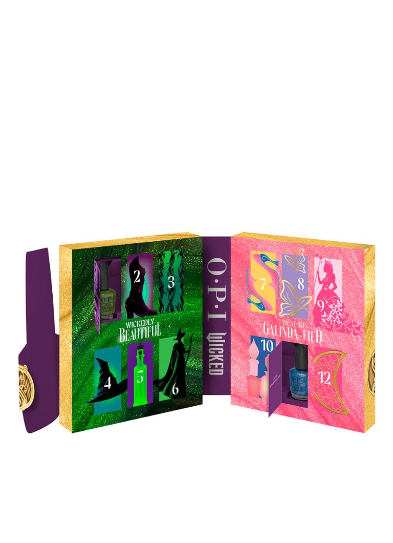 Colecția de oje OPI x Wicked Holiday - Ediție limitată de 12 mini oje.