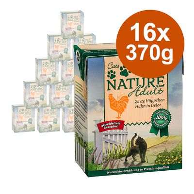Sparpaket Best Nature Adult Cat 16 x 370 g