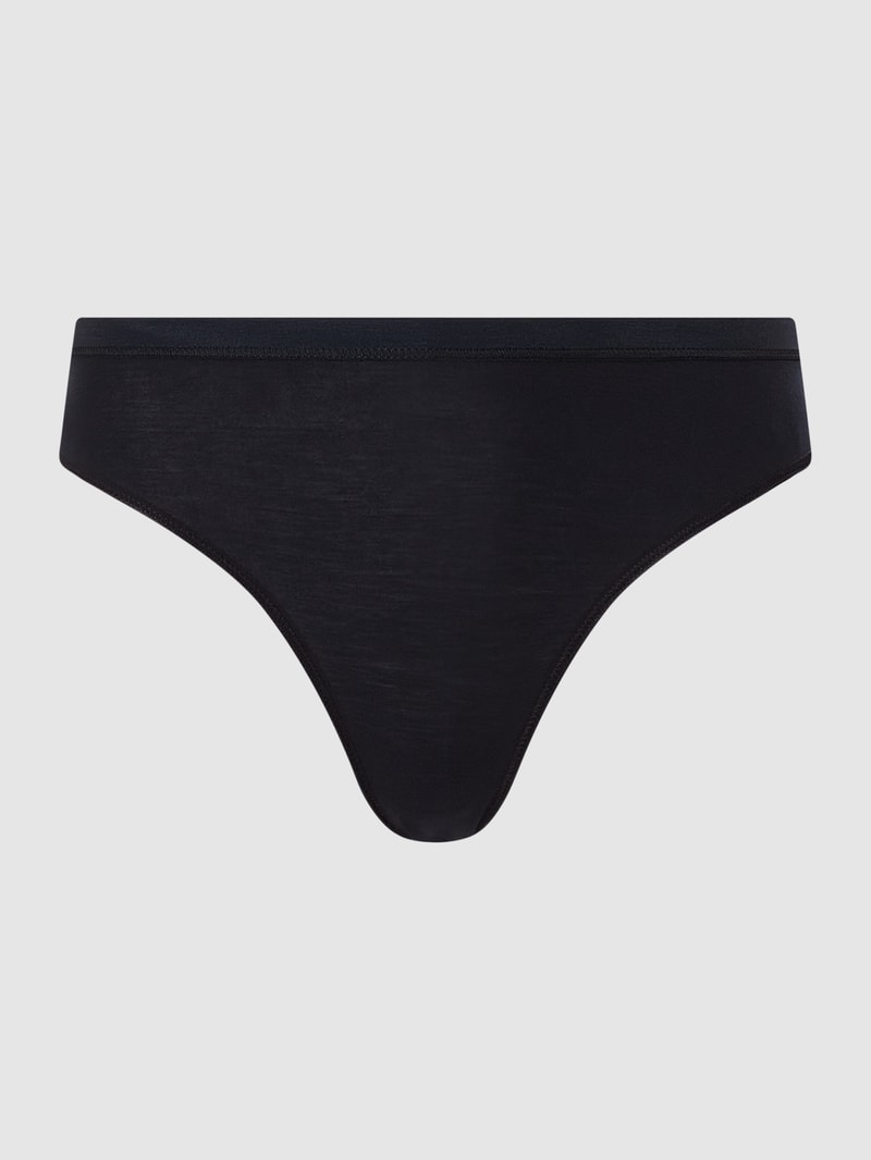 String mit Stretch-Anteil Modell 'Cotton Sensation' in schwarz