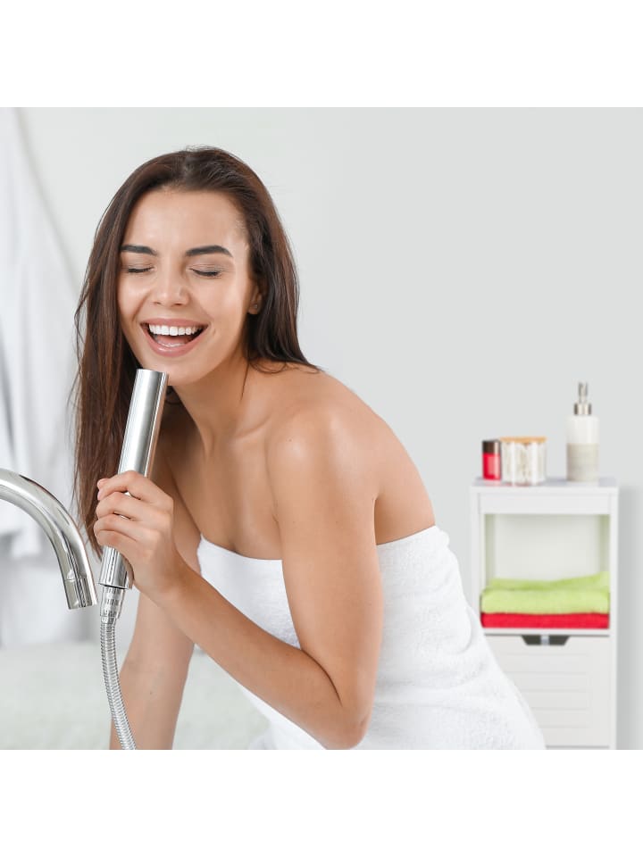relaxdays Badezimmerschrank in Weiß - (B)30 x (H)90 x (T)30 cm günstig kaufen onesize