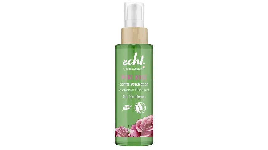 echt. by Terra Naturi PURE ROSE sanfte Waschlotion 100 ml