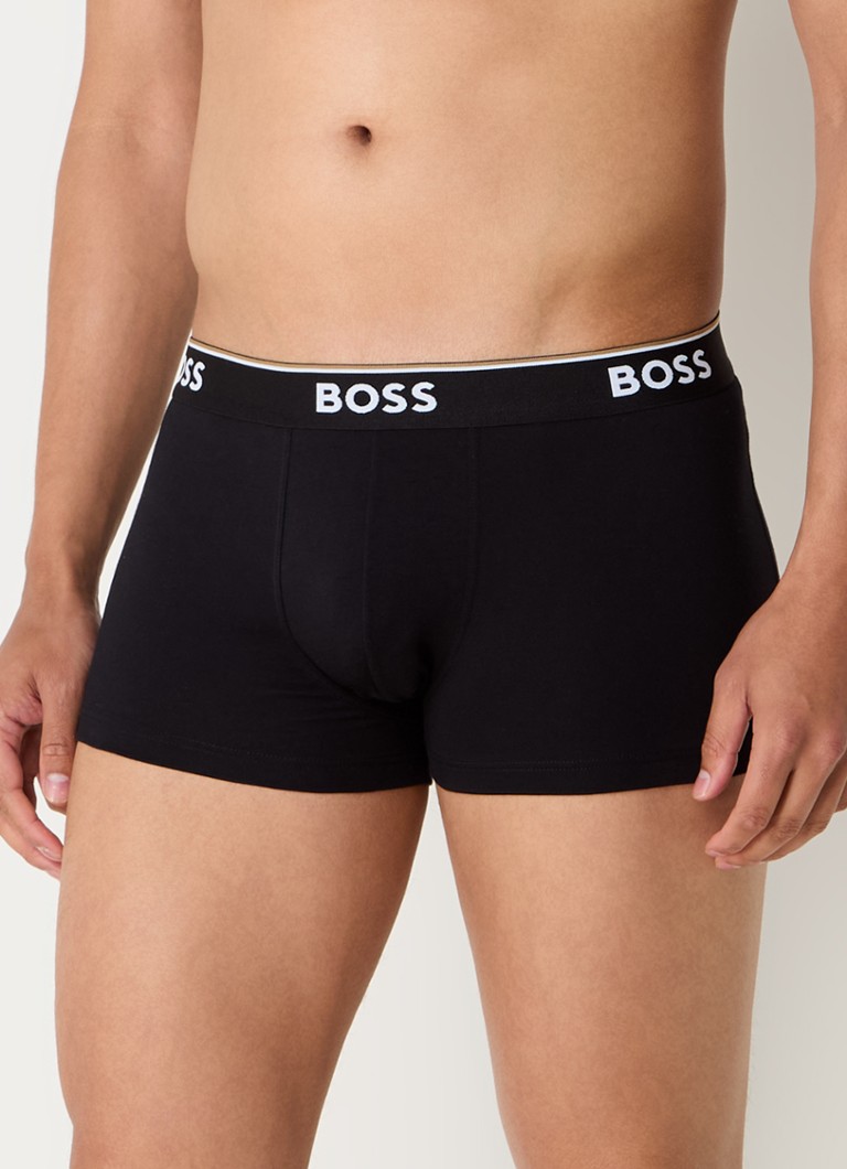 Lot de 3 boxers HUGO BOSS Power avec bande logotée