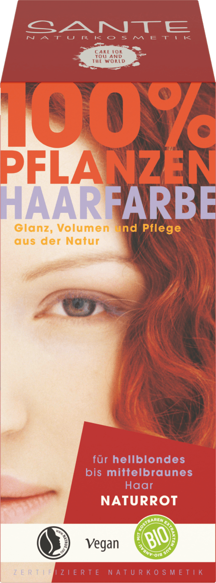 Pflanzenhaarfarbe Naturrot, 100 g
