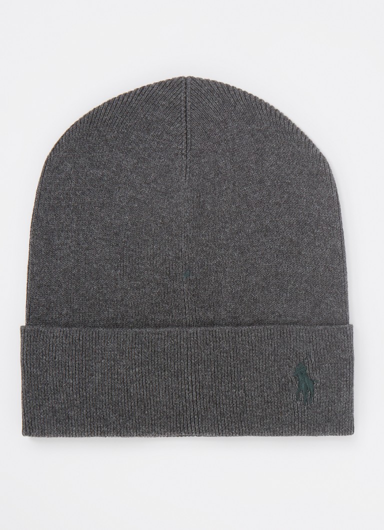 Ralph Lauren Beanie with logo embroidery