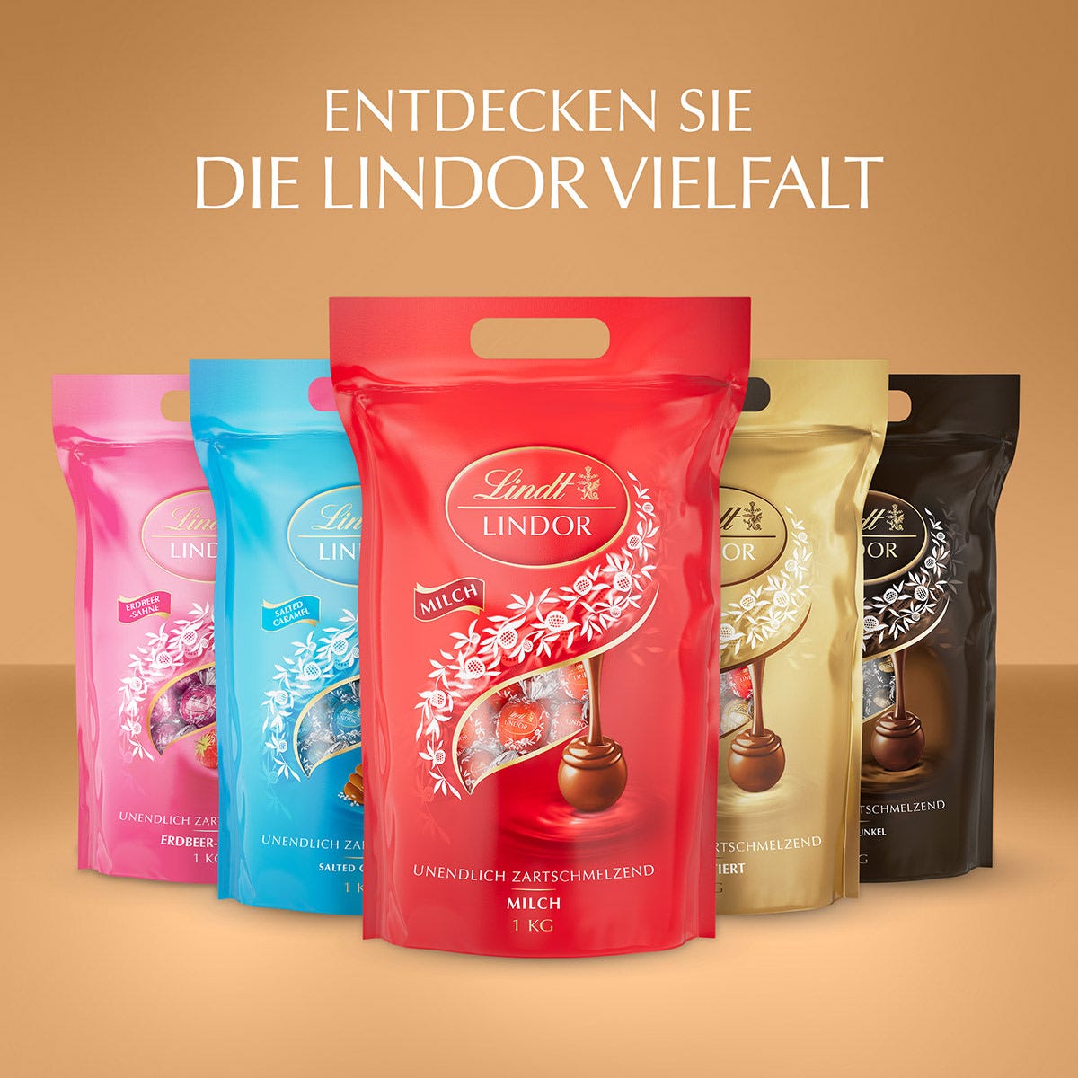 LINDOR Kugel Beutel Mischung, 1000g