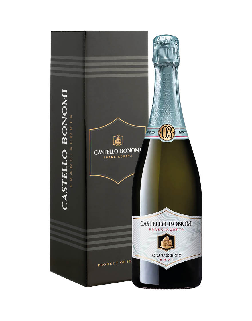 Franciacorta Brut DOCG Cuvée 22 Castello Bonomi Magnum 1,5 ℓ, En Étui