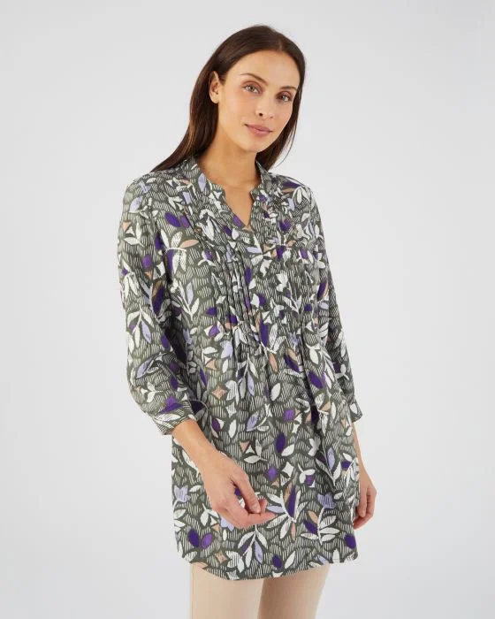 Tunique pure viscose imprimée