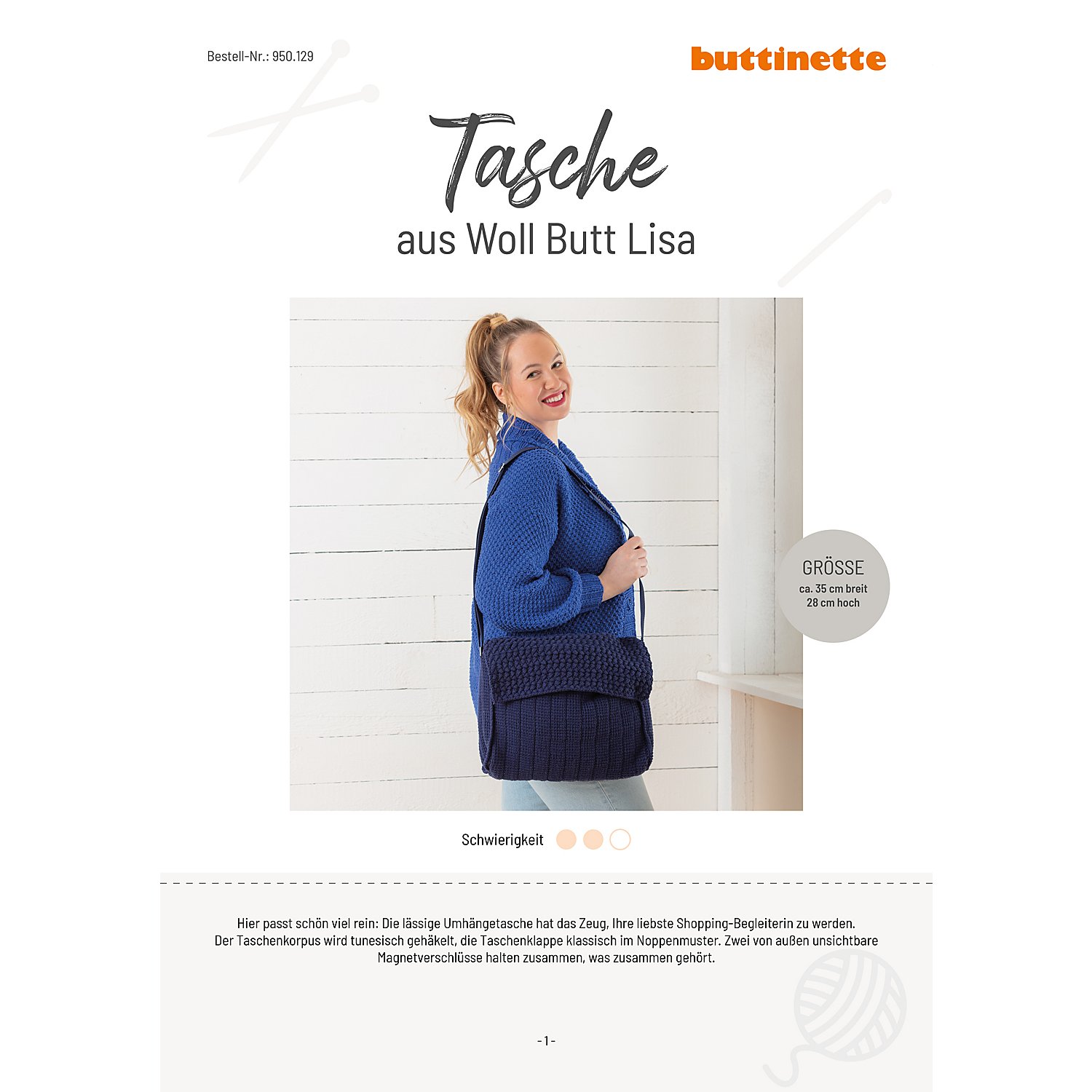Häkelanleitung – Tasche aus Woll Butt Lisa