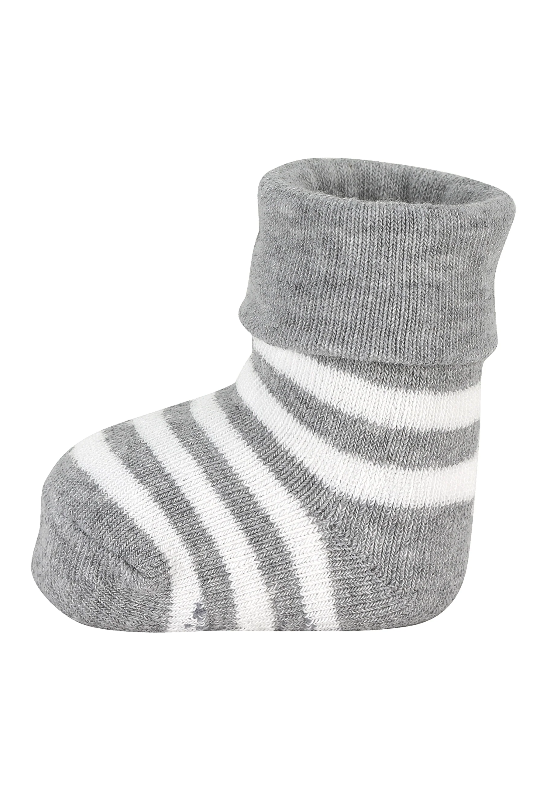 GOTS Babysocken 3er-Pack uni, Ringel und uni