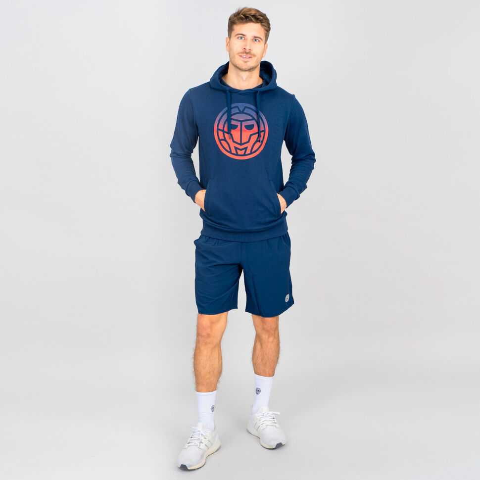 Colortwist Hoody Herren - Dunkelblau, Rot