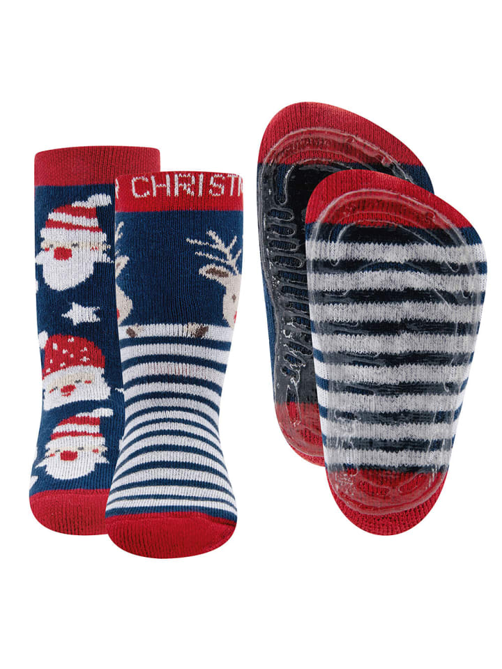 ewers 2er-Set Stoppersocken 2er Pack Weihnachten in bunt günstig kaufen