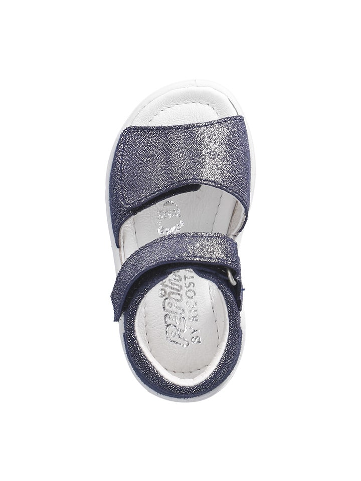 PEPINO Leder-Sandalen in Dunkelblau/ Silber günstig kaufen
