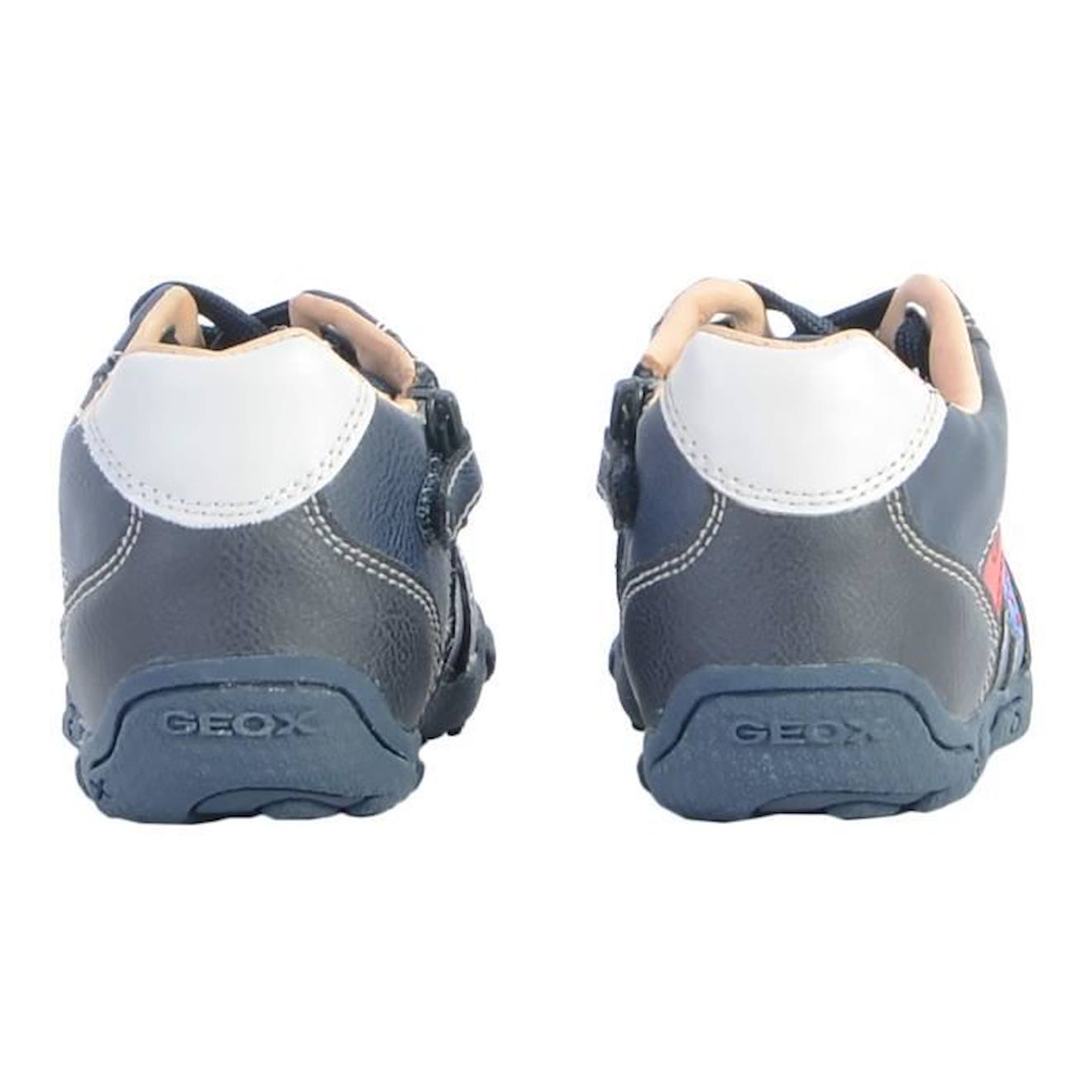 Basket Cuir Enfant/Garçons Geox Balu bleu